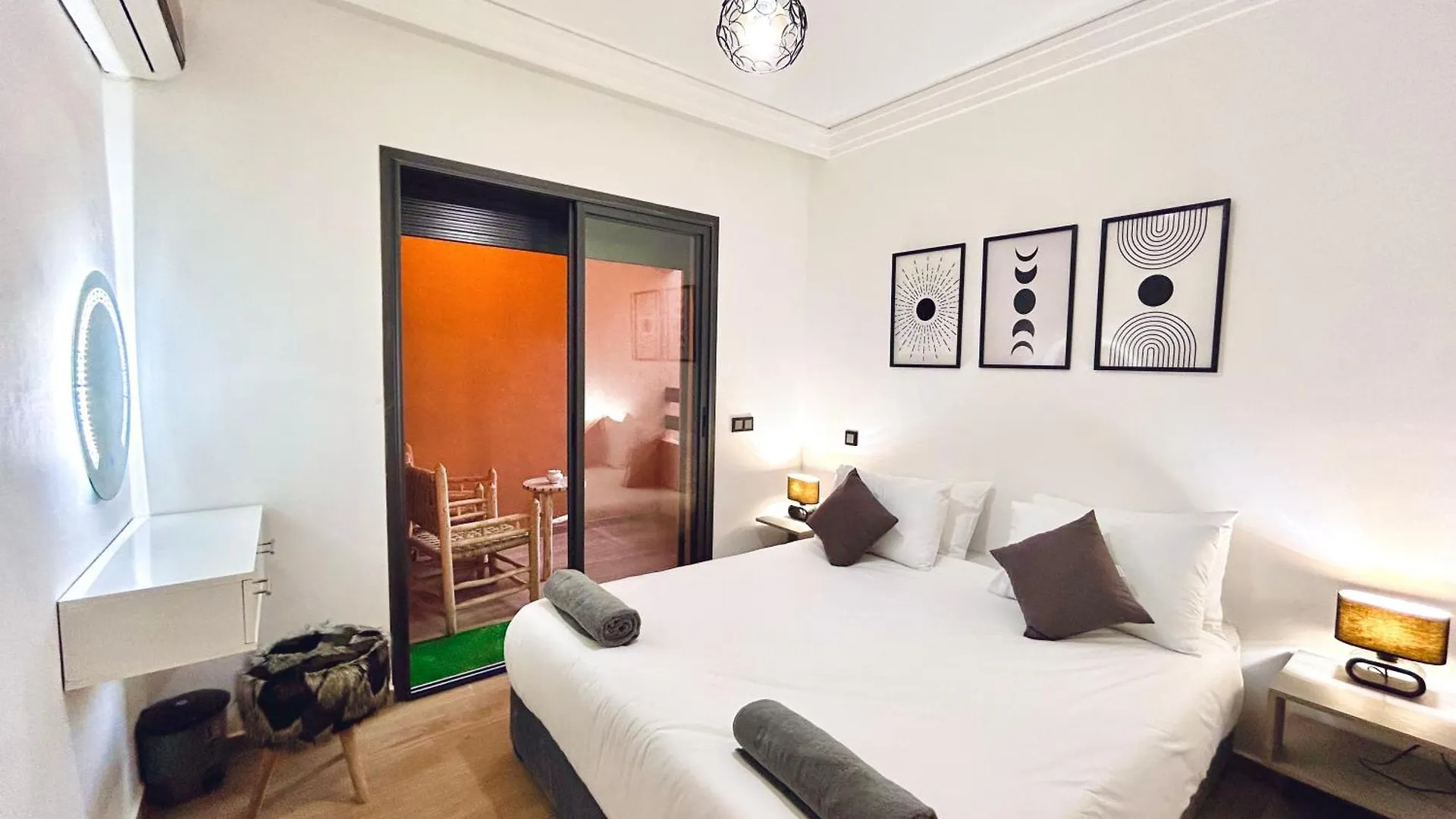 New Apartment Proche M Avenue , Swimming Pool , Fibre Optique Wifi , Parking Marraquexe