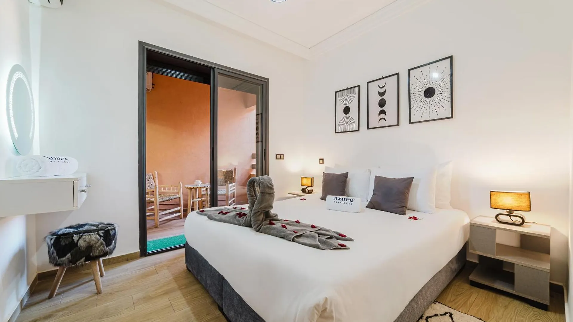 New Apartment Proche M Avenue , Swimming Pool , Fibre Optique Wifi , Parking Marraquexe Marrocos