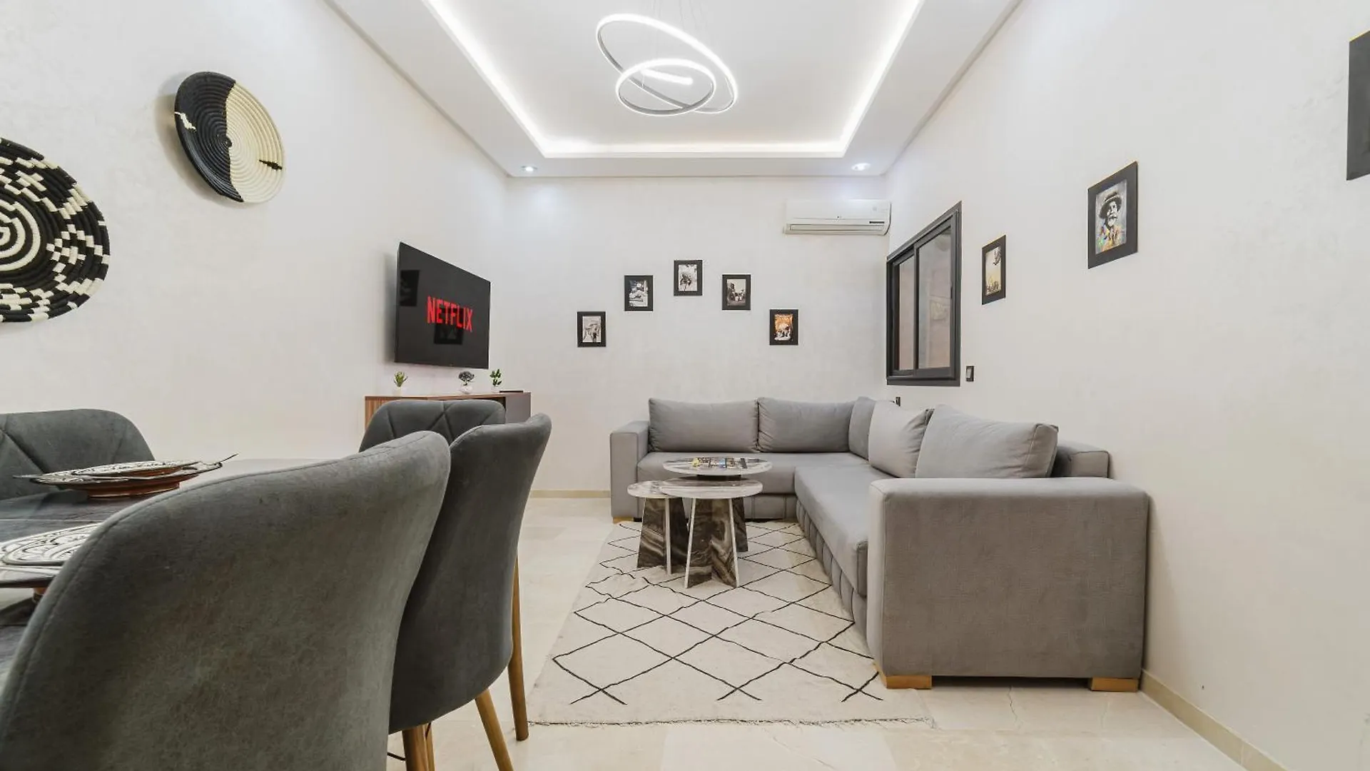 New Apartment Proche M Avenue , Swimming Pool , Fibre Optique Wifi , Parking Marraquexe Marrocos