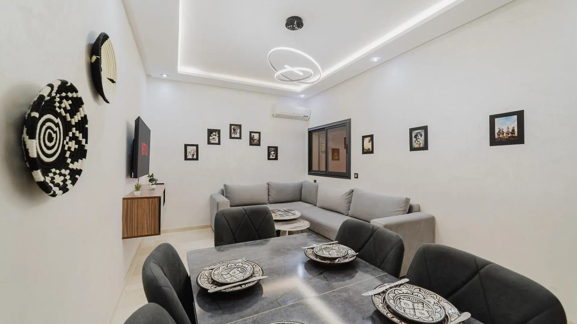 New Apartment Proche M Avenue , Swimming Pool , Fibre Optique Wifi , Parking Marraquexe